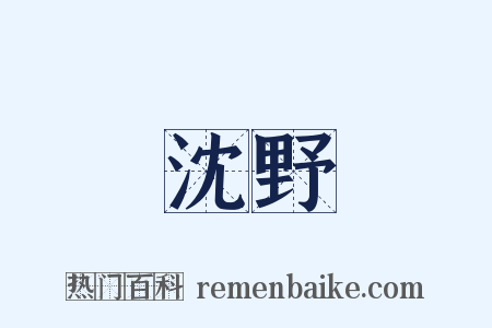 沈野是什么意思的图片